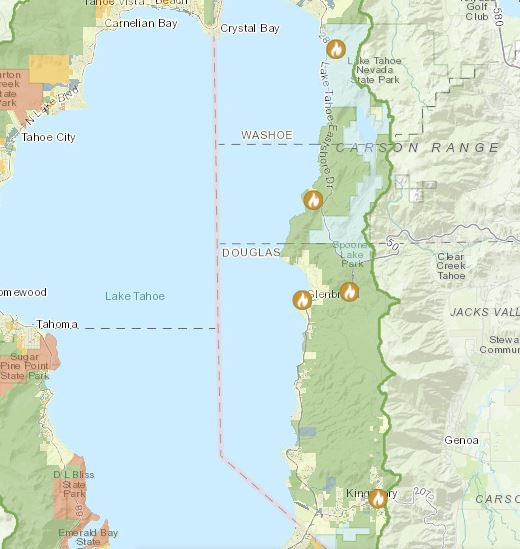 Prescribed Fires Continue This Week Around Lake Tahoe - Conditions and Weather Permitting