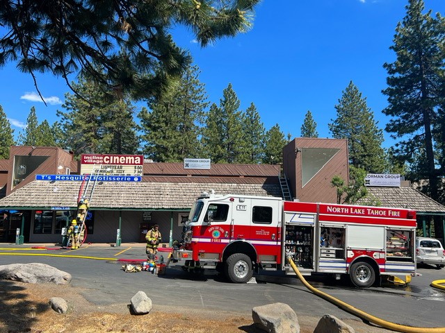 COMMERCIAL STRUCTURE FIRE 901 TAHOE BOULEVARD
